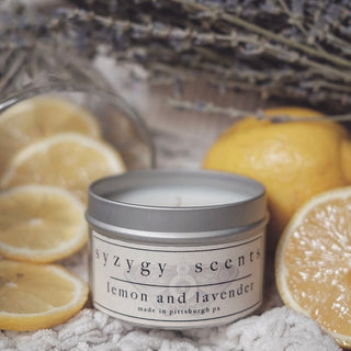 Lemon and Lavender Candle