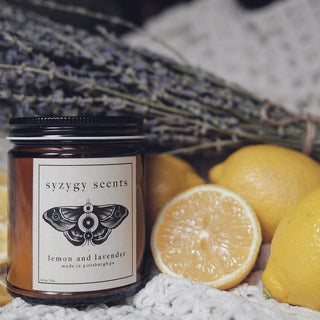 Lemon and Lavender Candle